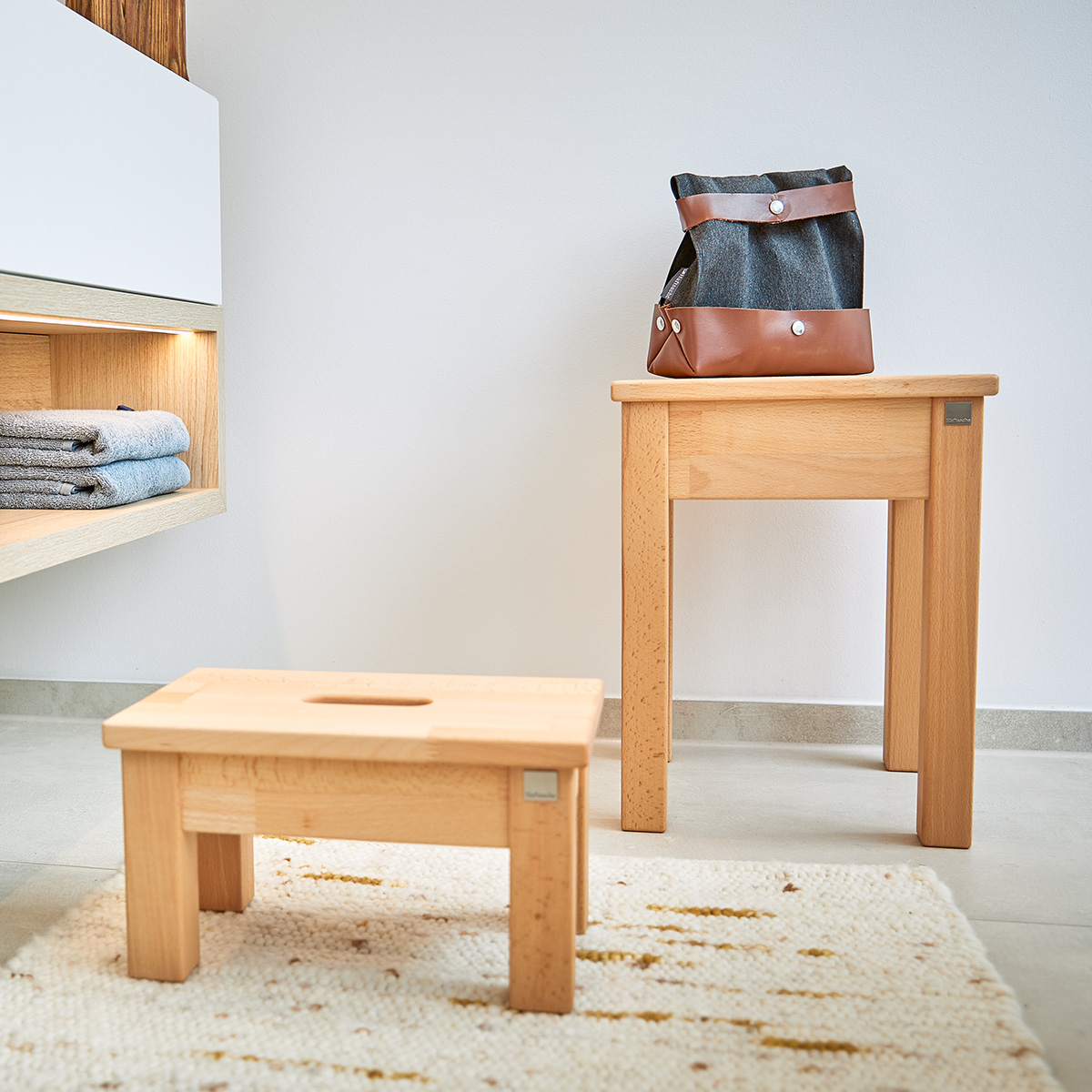 Hocker Buchenholz