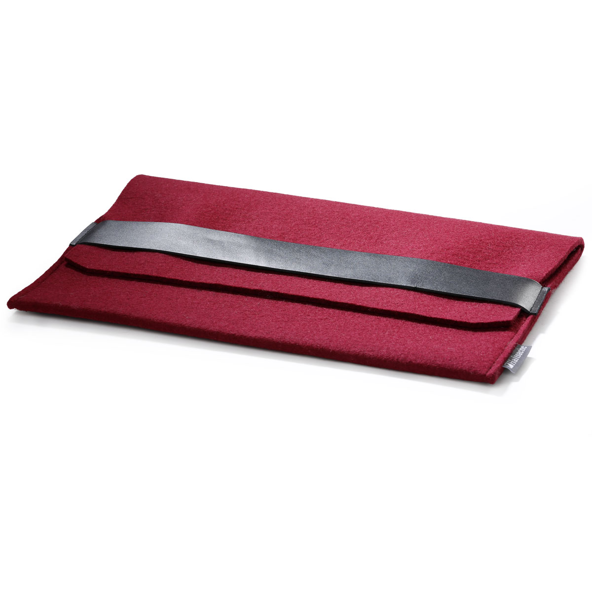 Notebooktasche 15" mit Lederriemen
