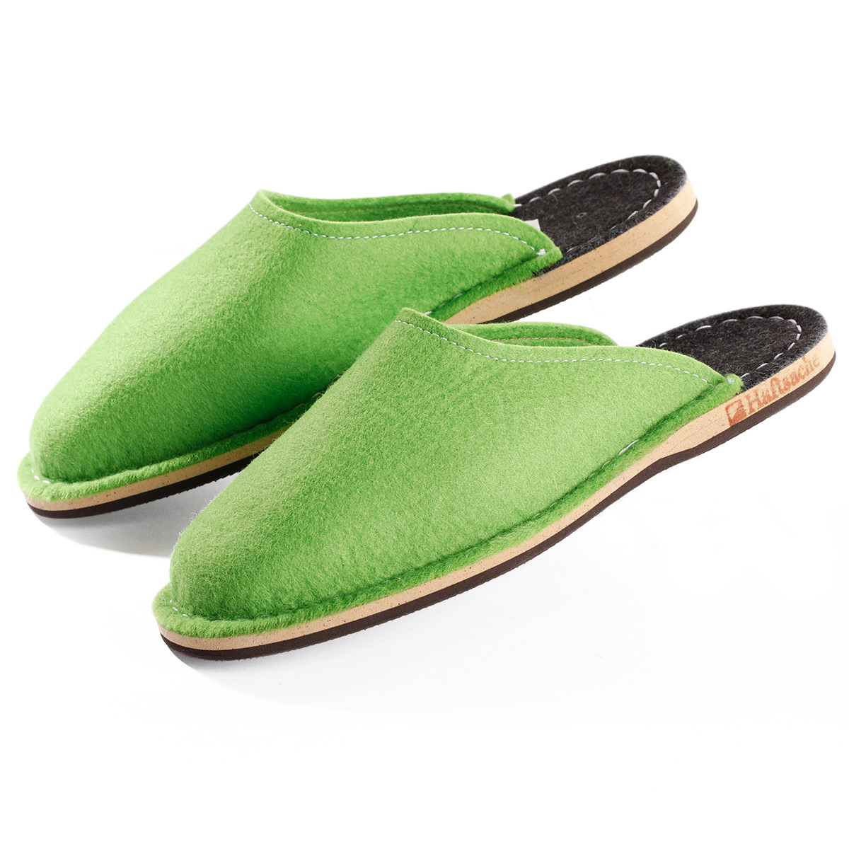 Sommer-Filzpantoffel maigrün