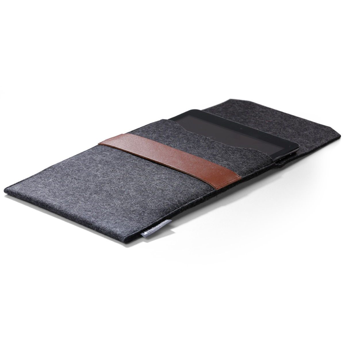 Tablettasche 9,7" mit Lederriemen
