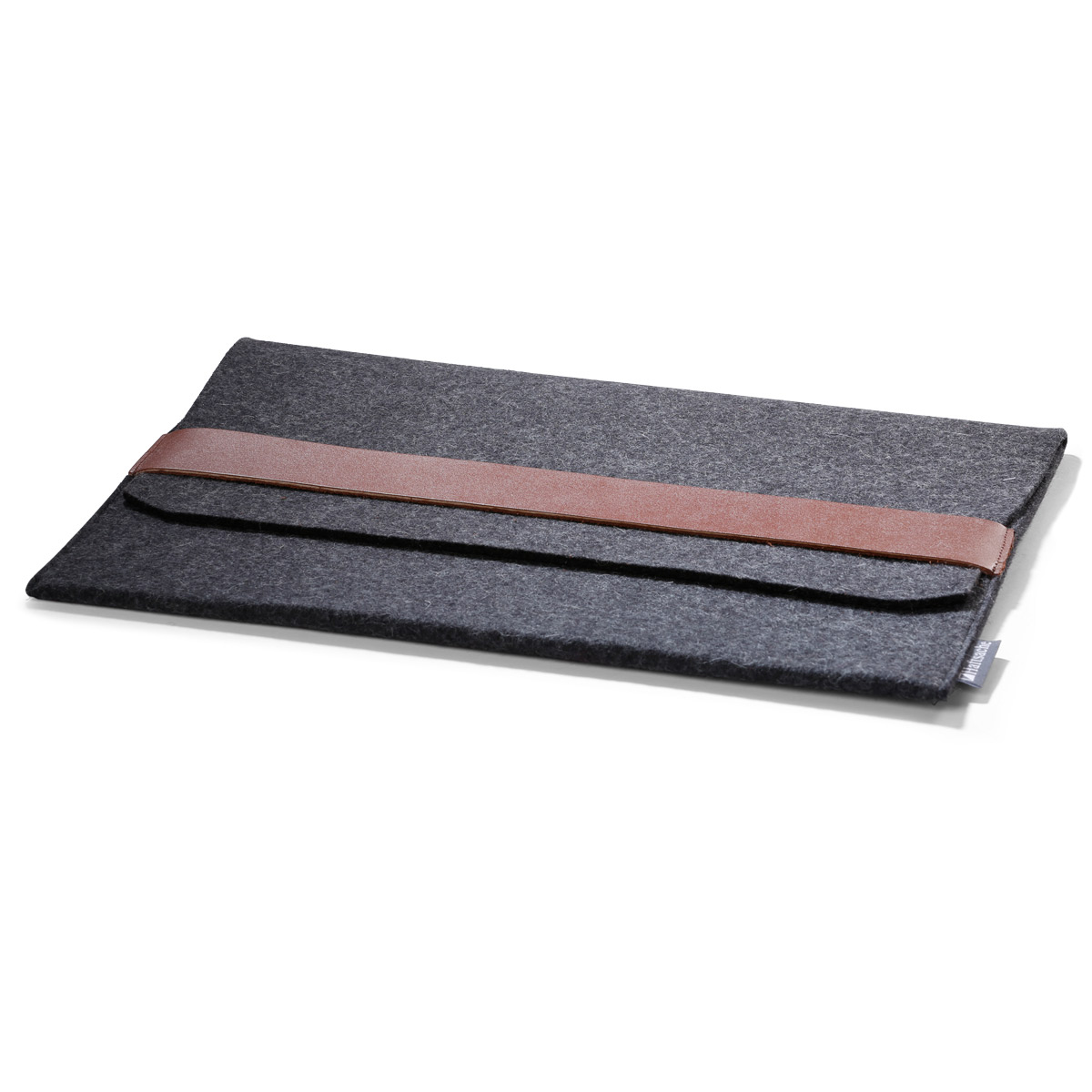 Notebooktasche 15" mit Lederriemen