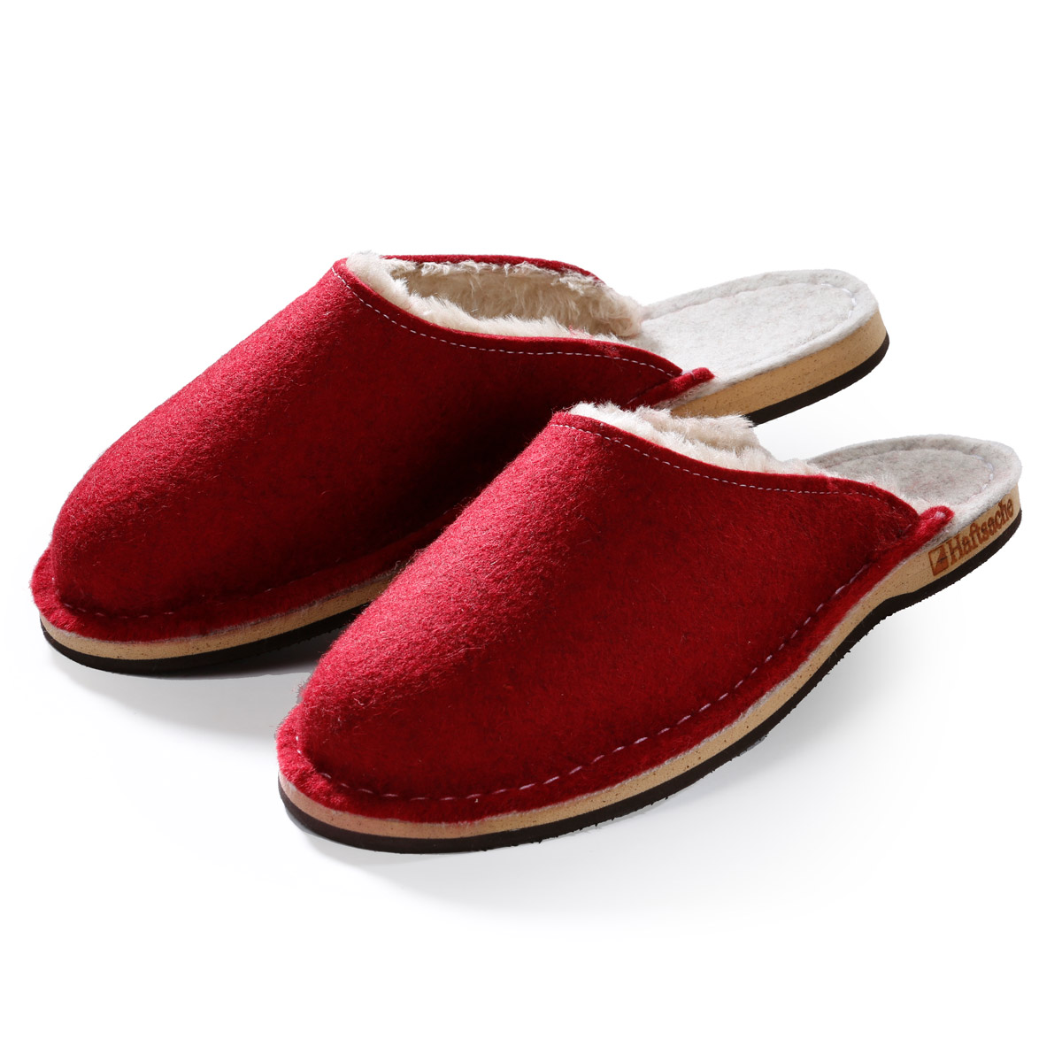 Filzpantoffel bordeaux