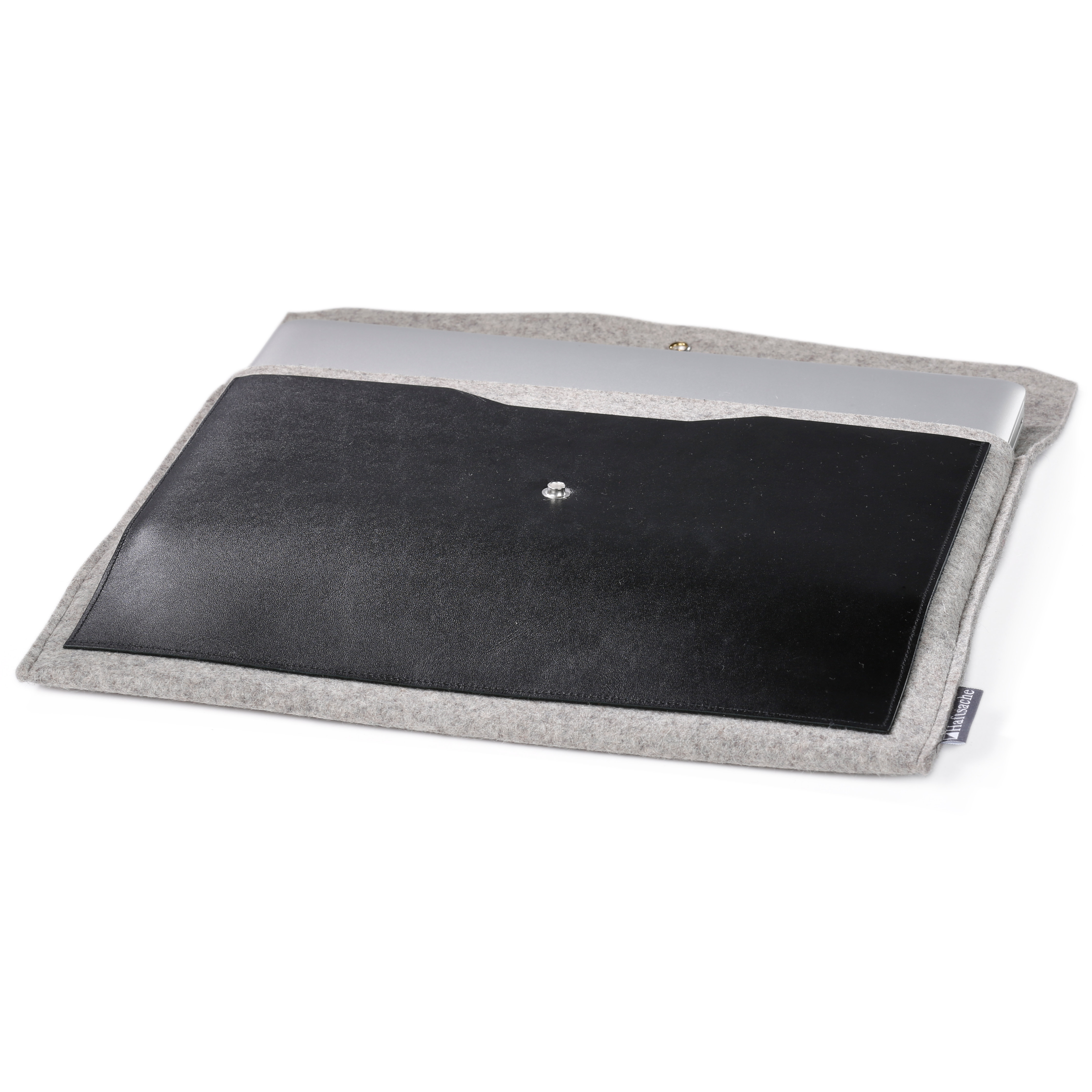 Notebooktasche 15" mit Knopf
