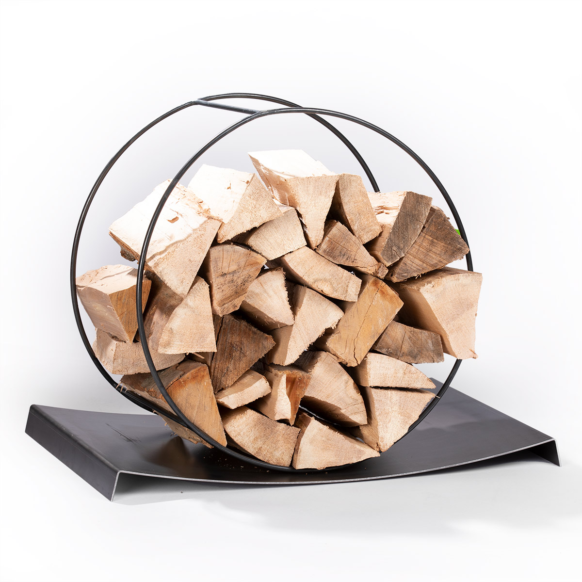 Holzlege mit Auffangwanne