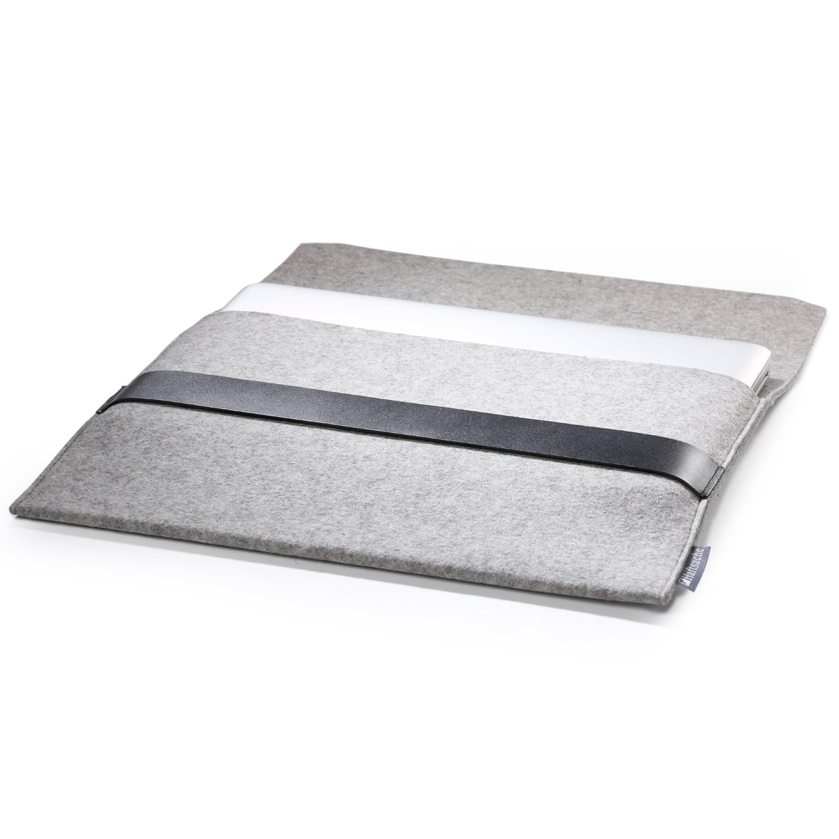 Notebooktasche 13,3" mit Lederriemen