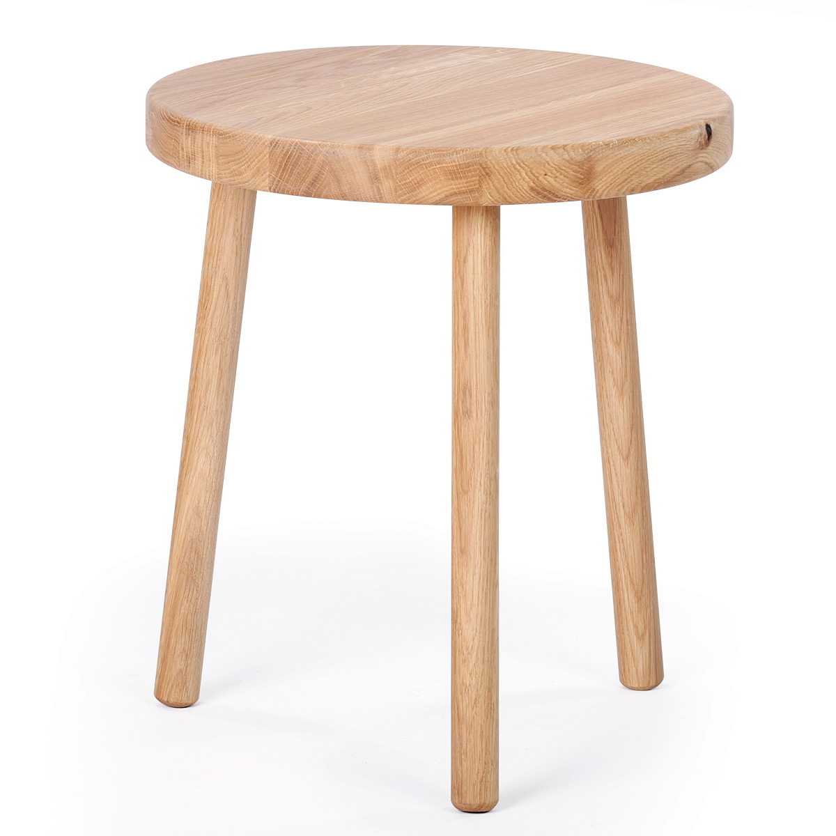 Dreibein-Hocker Eichenholz