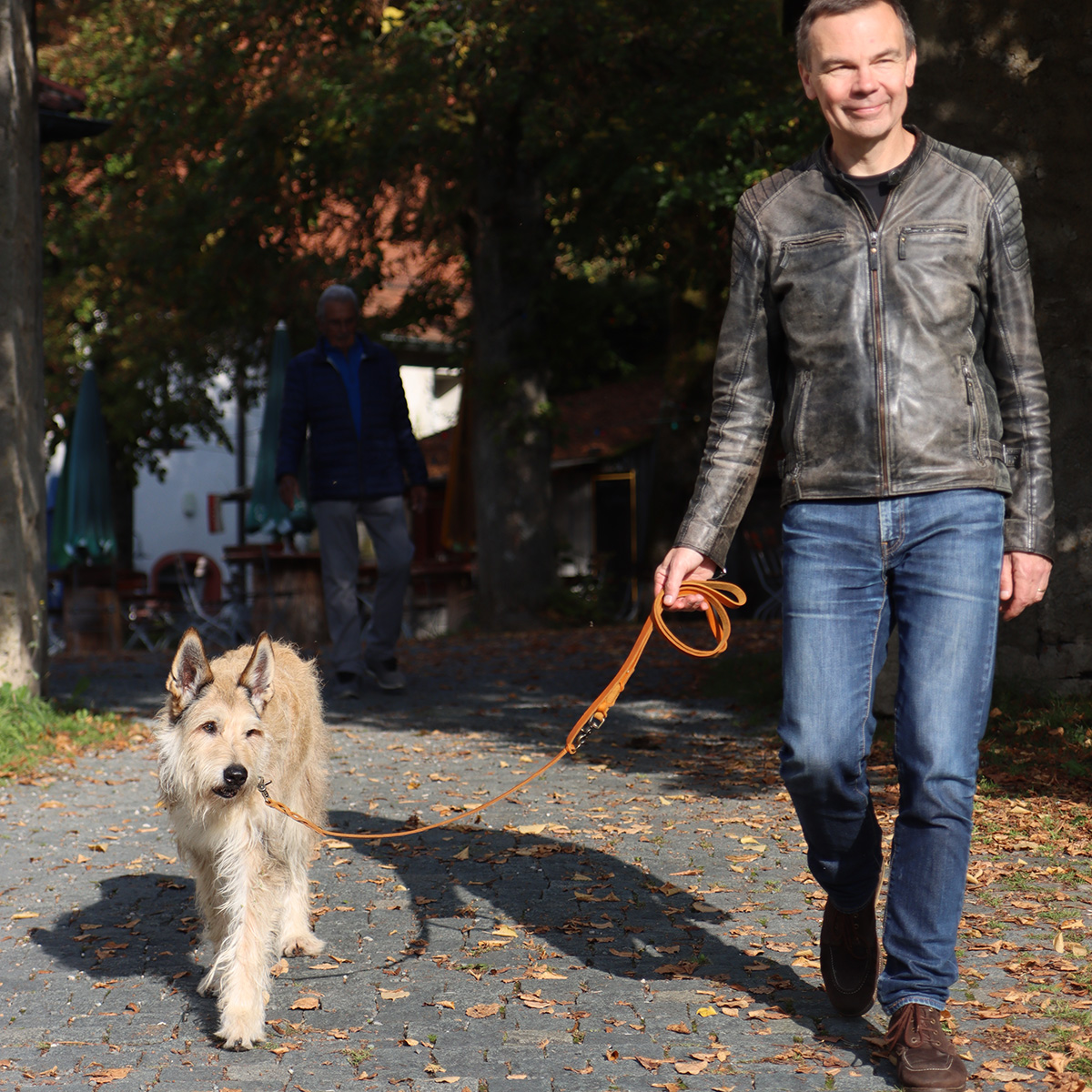 Hundeleine Finn aus Leder